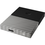 WD My Passport Ultra WDBFKT0020BGY-WESN 2 TB External Hard Drive - Portable - USB 3.0 - Black Gray - 256-bit Encryption Standard