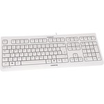 CHERRY KC 1000 Keyboard - Cable Connectivity - Pale Gray