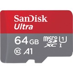 SanDisk Ultra 64 GB Class 10/UHS-I U1 microSDXC - 100 MB/s Read