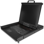 StarTech.com Rackmount KVM Console - Single-Port with 17-inch LCD Monitor - VGA KVM - Cable and Mounting Hardware Included - Connect your PC or server to this rack m