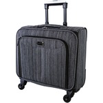 Nextech Carrying Case (Rolling Briefcase) for 15.6"" Notebook - Dark Gray