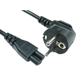 Cables Direct Standard Power Cord - 2 m Length - IEC 60320 C5 - Euro
