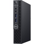 Dell OptiPlex 3000 3060 Desktop Computer - Core i3 i3-8100T - 4 GB RAM - 128 GB SSD - Micro PC - Black