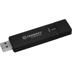 Kingston IronKey D300 D300S 4 GB USB 3.1 Flash Drive - Anthracite - TAA Compliant