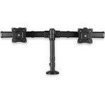 StarTech.com Desk-Mount Dual-Monitor Arm - For up to 27inch Monitors - Low Profile Design - Desk-Clamp or Grommet-Hole Mount - Double Monitor Mount - 2 Displays Suppo