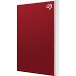 Seagate Backup Plus Slim STHN2000403 2 TB Portable Hard Drive - 2.5"" External - Red