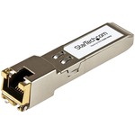 StarTech.com Brocade E1MG-TX Compatible SFP Module - 10/100/1000Base-TX Fiber Optical Transceiver E1MG-TX-ST - For Data Networking - Twisted PairGigabit Ethernet -