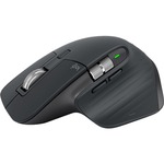 Logitech MX Master 3 Mouse - Bluetooth/Radio Frequency - USB - Darkfield