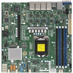 Supermicro X11SCM-LN8F Server Motherboard - Intel Chipset - Socket H4 LGA-1151 - 128 GB DDR4 SDRAM Maximum RAM - DIMM, UDIMM - 4 x Memory Slots - Gigabit Ethernet -