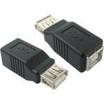 Cables Direct Data Transfer Adapter - 1 x Type A Female USB - 1 x Type B Female USB - Black