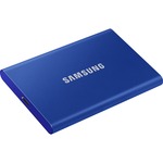 Samsung T7 MU-PC2T0H/WW 2 TB Portable Solid State Drive - External - PCI Express NVMe - Indigo Blue - Gaming Console, Desktop PC, Smartphone, Smart TV, Tablet Device