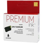 Premium Ink Inkjet Ink Cartridge - Alternative for Epson T220XL120 - Black - 1 Pack