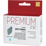 Premium Ink Inkjet Ink Cartridge - Alternative for Epson T069220 - Cyan - 1 Each