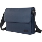 bugatti Contrast Carrying Case (Messenger) for 14"" Notebook - Navy
