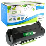 fuzion - Alternative for Lexmark 50F1X00 Remanufactured Toner - Black