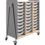 Safco Whiffle Typical Triple Rolling Storage Cart