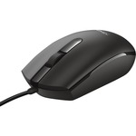 Trust TM-101 Mouse - USB 2.0 - Optical - 3 Buttons - Black - Cable - 1200 dpi - Scroll Wheel - Symmetrical