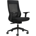 Offices To Go Zim Synchro-Tilter Chair High Back Mesh Black