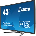 iiyama ProLite X4373UHSU-B1 42.5inch 4K LED LCD Monitor - 16:9 - Matte Black