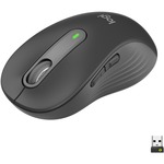 Logitech Signature M650 L Full Size Wireless Mouse - For Large Sized Hands, 2-Year Battery, Silent Clicks, Customizable Side Buttons, Bluetooth, Multi-Device Compatibility (Graphite)