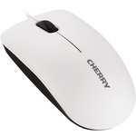 CHERRY MC 1000 Mouse - USB 2.0 - Optical - 3 Buttons - Pale Gray - Cable - 1200 dpi - Scroll Wheel - Symmetrical