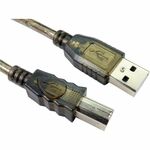 USB2.0 Type A M to Type B M Active Cable 10m  Black