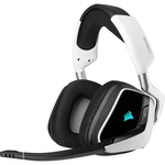 Corsair VOID RGB ELITE Wireless Over-the-head Stereo Gaming Headset - White - Binaural - Circumaural - 1219.2 cm - 32 Ohm - 20 Hz to 30 kHz - Omni-directional Microp