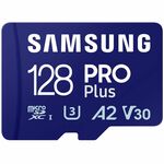 Samsung PRO Plus MB-MD128S 128 GB Class 10/UHS-I U3 V30 microSDXC - 1 - 180 MB/s Read - 130 MB/s Write - 10 Year Warranty