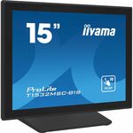 iiyama ProLite T1532MSC-B1S 38.1 cm 15inch LED Touchscreen Monitor - 4:3 - 8 ms BTB Black to Black - 381 mm Class - Projected Capacitive - 10 Points Multi-touch S