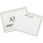 C-Line Pin Style Folded Name Badge Holders