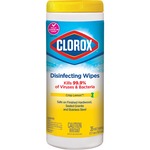 Clorox Disinfecting Wipes - Lemon Scent - 35 - 1 Each - Streak-free, Pre-moistened