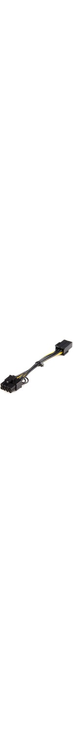 StarTech.com Power Adapter Cable - PCI Express - 6 Pin - 8 Pin - PCIe - Yellow