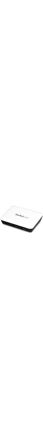 StarTech.com USB 3.0 to Gigabit Ethernet NIC Network Adapter with 3 Port Hub - White - 3 Total USB Ports