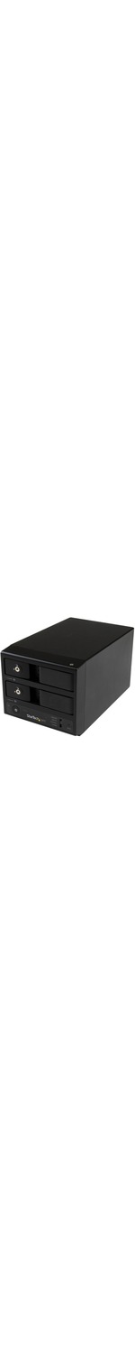 StarTech.com USB 3.0 / eSATA Dual-Bay Trayless 3.5And#34; SATA III Hard Drive Enclosure with UASP