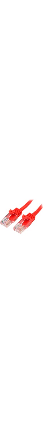 StarTech.com 3 m Red Cat5e Snagless RJ45 UTP Patch Cable - 3m Patch Cord - 1 x RJ-45 Male Network
