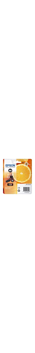 Epson Claria 33XL Ink Cartridge - Photo Black - Inkjet - 400 Page - 1 / Blister Pack