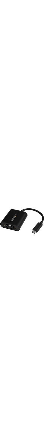 StarTech.com USB-C to VGA Adapter - 1920x1200 - USB C Adapter - USB Type C to VGA Monitor / Projector Adapter - Use this unique adapter to prevent a USB Type-C compu