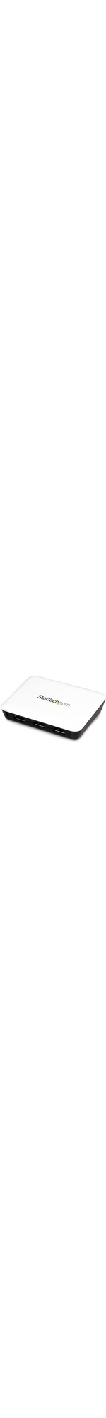 StarTech.com USB 3.0 to Gigabit Ethernet NIC Network Adapter with 3 Port Hub - White - 3 Total USB Ports