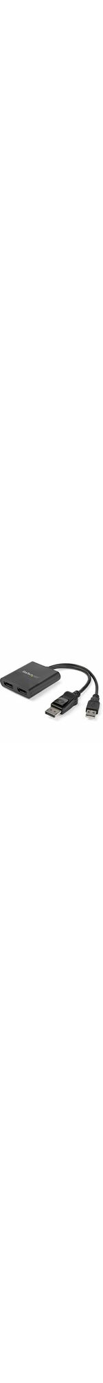 StarTech.com MST Hub - DisplayPort to 2x DisplayPort - Multi Stream Transport Hub - DP 1.2 to DP - DisplayPort - USB