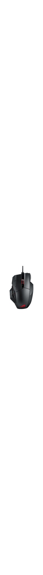 ASUS ROG Spatha Mouse - Laser - Cable/Wireless - 12 Buttons - Titanium Black