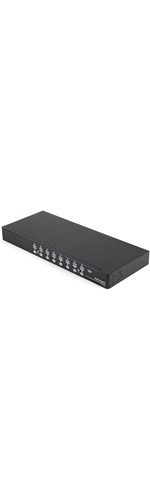StarTech.com 16 Port 1U Rackmount USB KVM Switch Kit with OSD and Cables - 16 Port - 1U - Rack-mountable