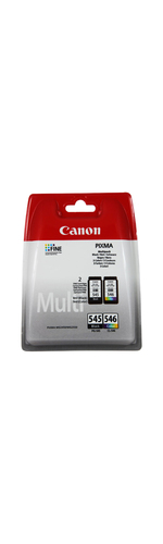 Canon PG-545/CL-546 Ink Cartridge - Black, Colour | Novatech