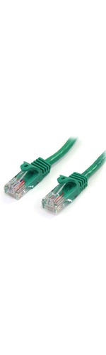 StarTech.com 3 m Green Cat5e Snagless RJ45 UTP Patch Cable - 3m Patch Cord - 1 x RJ-45 Male Network