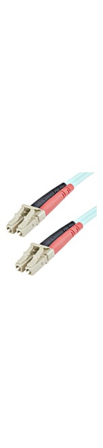 StarTech.com 10Gb Aqua Fiber Patch cable - LC multi-mode M - LC multi-mode M - 1 m - fiber optic - 50 / 125 micron - aqua - 2 x LC Male - 2 x LC Male - Aqua