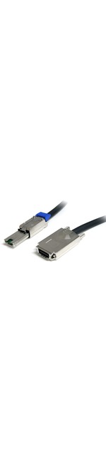 StarTech.com 2m External Serial Attached SCSI SAS Cable - SFF-8470 to SFF-8088 - Black
