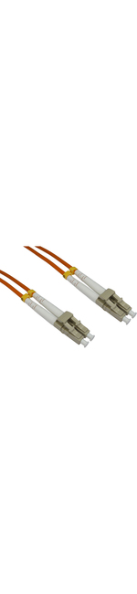 0.5m Cables Direct Fibre Optic Network Cable OM2  LC Male Network - 2 x LC Male Network - Orange