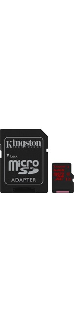 Kingston 64 GB microSDXC - Class 3/UHS-I - 90 MB/s Read - 80 MB/s Write - 1 Card
