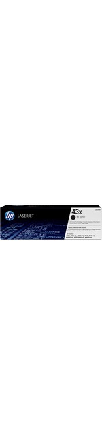 HP 43X Toner Cartridge - Black - Laser - 30000 Page - 1 Pack - Retail