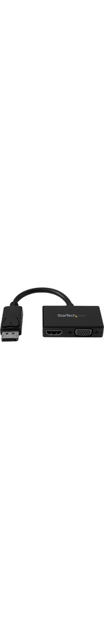 StarTech.com Travel A/V adapter: 2-in-1 DisplayPort to HDMI or VGA - Supports up to1920 x 1200