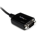 StarTech.com 1 ft USB to RS232 Serial DB9 Adapter Cable with COM Retention - DB-9 Male